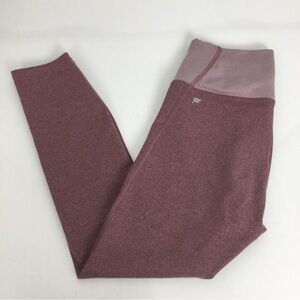 Fabletics Cropped Leggings Pink Women’s Size Small 10” High Rise Yoga Pants